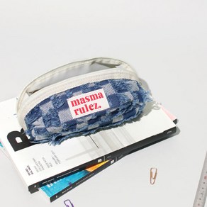 아트박스/마스마룰즈 180도 Hapoom pencil cosmetic pouch _ Rough Denim, 색상