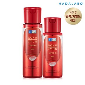 [하다라보] 고쿠쥰 리프팅 2종 (로션170ml+밀크140ml), 1개