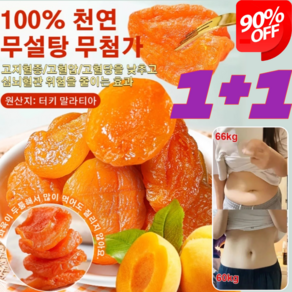 [1+1 특가!] 터키 무과핵 말린 살구 씨 없는 말린 홍살구 건살구 말린살구 말린 과일칩 100g/자루, 100g*(1+1), 100g, 2개