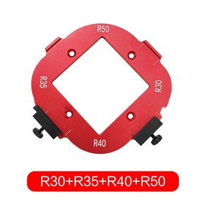 간편한 운반 코너 반경 라우팅 가이드 둥근 라우터 경량 합금 소재, 01 30-50R, 01 CHINA, 1개