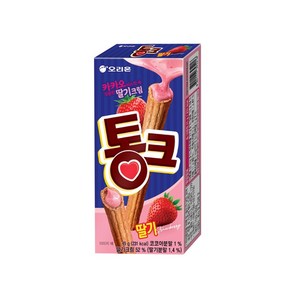 오리온 통크 딸기, 5개, 45g