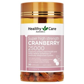 Healthy Cae 헬씨케어 슈퍼 크랜베리 ​​25000 90캡슐 Supe Canbey, 1개, 90정