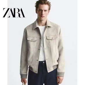 자라옴므 남성 스웨이드 남성 자켓 ZARA