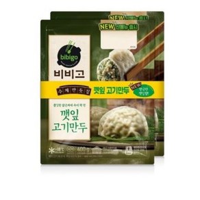 수제 깻잎고기만두, 400g, 6개