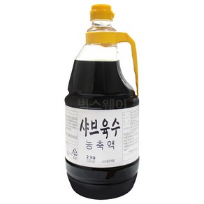 샤브샤브육수 농축액, 2L, 1개