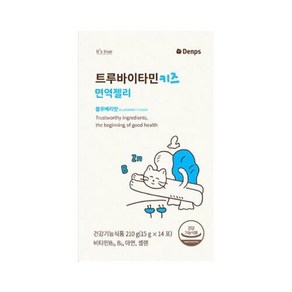 덴프스 트루바이타민 키즈 면역젤리 15g x 14포, 210g, 1개