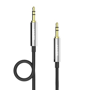 앤커 3.5mm AUX 오디오 케이블 1.2m, A7123H11, BLACK