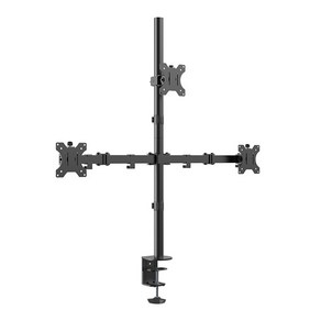 [아이존아이앤디] 클램프형 트리플 모니터 거치대 EZ M3-C210 [최대 32형], 1개, 단품