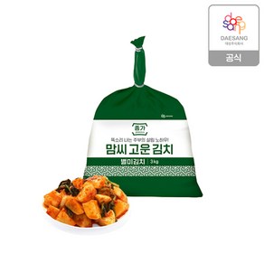 종가 맘씨고운 총각김치 3kg, 1개