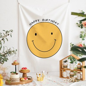 생일파티 현수막 가랜드 애견 어린이집 대왕스마일, 현수막05-대왕스마일, 단품