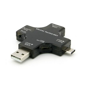 Coms USB 테스터기 BT037/전류/전압/USB 3.1/2.0/5P 검전기/테스터, 1개