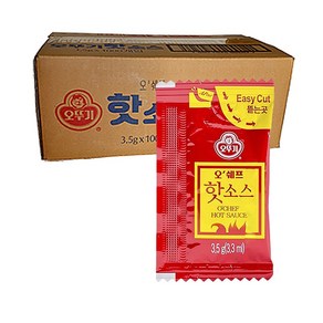 오뚜기 오쉐프 핫소스 3.5g×1000개, 3.5g, 1000개