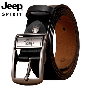 JEEPSPIRIT 정품 남성용 가죽 자동 버클 벨트 OM18CD996BT0346