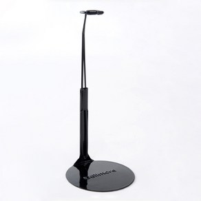 돌모아 구체관절인형 만들기 커스텀돌 제작 허리고정형 돌스탠드 11.5 to 13 Inch Dollmoe Doll Stand (Black), 본품, 1개