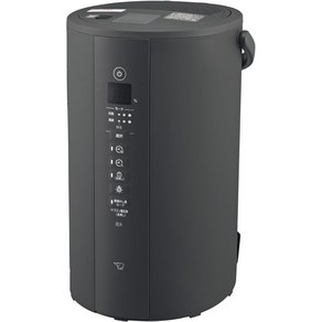 조지루시 ZOJIRUSHI 스팀식 가열식 가습기 소프트 블랙 가습 능력 600mL, 단일 옵션, EE-TA60(BM)