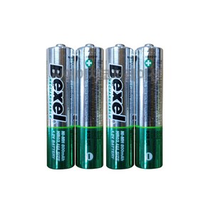 벡셀 충전지 1.2V800mAh AAA4알벌크, 1개