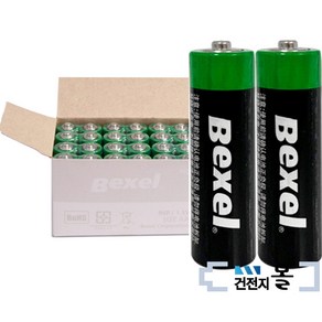 벡셀 망간 건전지 AA 2입 x 12팩(24알) 1.5V R6 벌크