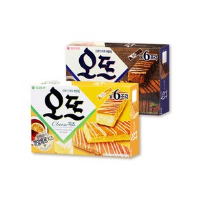 (150g) 오리온 오뜨 6p 치즈1통+쇼콜라1통(총2통), 1세트