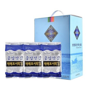 중앙맛김 보령 대천김 재래 도시락김, 60개, 4g