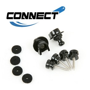 CONNECT - Stap Lock / 커넥트 스트랩락 Black (쉘러 Secuity Lock 호환가능) , *, 1개