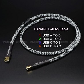 컴퓨터 케이블 커넥터 일본 CANARE HiFi USB A To B / C PC DAC 모바일 용 데이터, 03 3. C To B_06 3m 9.64ft