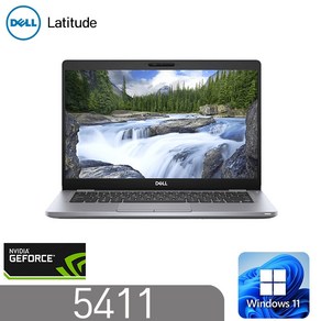 [DELL Latitude 5411]인텔 10세대 i5-10400H 16G SSD512G MX250 윈도우11 14인치, LATITUDE 5411, WIN11 Po, 16GB, 512GB, DARK