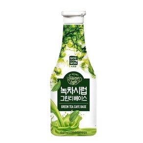 오너클랜 [녹차원] 그린티 카페베이스(녹차시럽) 450g, 1개, 1개입