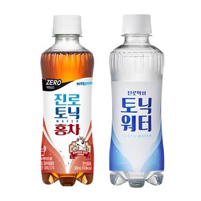 하이트진로 토닉워터 300ml (오리지날12+홍차12) 24개