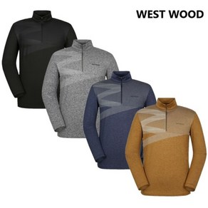 웨스트우드 WESTWOOD 캐주얼한 스타일의 남성 가을 W 프린트 집업티셔츠 WM3MCTS303