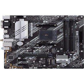 ASUS Pime B550M-A Wi-Fi II AMD AM4 (3세대 라이젠 Ryzen) 마이크로 ATX 마더보드 (PCIe 4.0 WiFi 6 ECC 메모리 1Gb LAN H, mATX_PRIME B650M-A-CSM