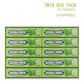[미국직배송] 위글리 더블민트 껌 트윈박스 팩, 500g, 1개