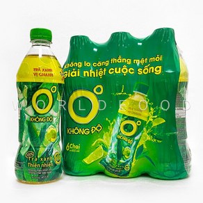 레몬향 그린티 베트남 그린티 (455ml X 6ea) WORLDFOOD, 455ml, 6개