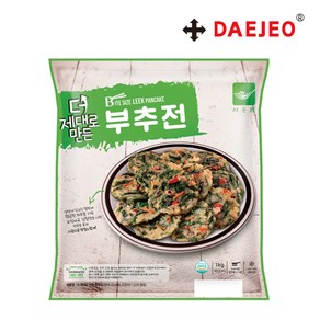 [사옹원] 더 제대로 만든 부추전 1kg+1kg (무료배송)