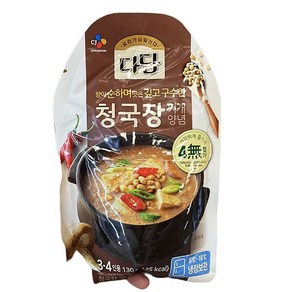 다담청국장찌개양념 130G씨제이, 1개, 130g