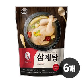 밀리원 유황먹여 키운 삼계탕, 1kg, 6개