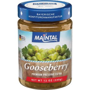 Maintal Goosebey Pemium Peseve Exta 12 Ounce 메인탈 구스베리 프리미엄 보존제 엑스트라 12온스, 1개, 340g