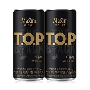 맥심 T.O.P 더 블랙 200ml, 30개