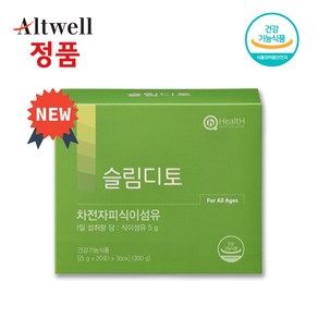 앨트웰 뷰라인 슬림디토 차전자피환 식이섬유, 1박스, 5g ×60포, 300g