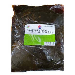 두우리 유림 매실간장 깻잎 반찬 4kg 식당 대용량, 1개