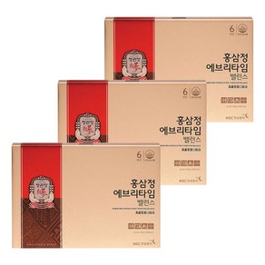 정관장 20개입 에브리타임 밸런스 3박스 x 10ml 홍삼정, 60개