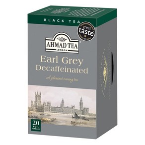 Ahmad Decaf Eal Gey Tea - 20 Teabags Ahmad Decaf 얼 그레이 차 - 1%티백, 122.47g, 1개