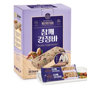 호정가 참깨강정바 / 고소하고 쫀득한 전통간식, 1개, 400g