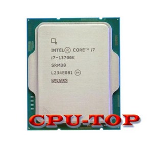 인텔 코어 i7-13700K i7 3.4 GHz 16 24 스레드 CPU 프로세서 10NM L3 = 30M 125W LGA 트레이 새롭지 만 쿨, 한개옵션0