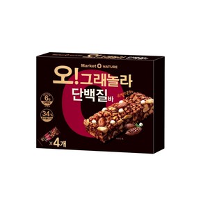 오리온 마켓오 오그래놀라 단백질바 40g 4개입 3개, 160g