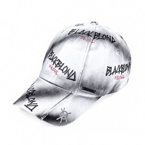 블랙블론드 BBD Disode Gaffiti Logo Cap (White)