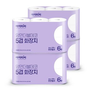 아이티씨 양면더블데코 5겹 화장지 20m 6입 x4팩