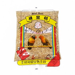 . 종합 새모이 800g 휜치 잉꼬 문조 애완조 새사료, 1개