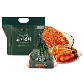 피코크 조선호텔 포기김치 4kg + 총각김치 1.5kg