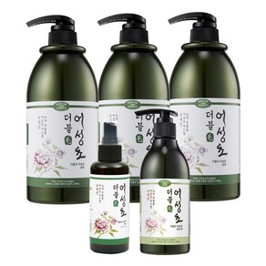 더블모 어성초샴푸 5종 세트 1000ml x 3 + 미스트 모발팩 샴푸300ml 중 2개 한방 두피 대용량, 더블모 어성초 샴푸 1000ml x 3개, [ED2]모발팩 300ml+미스트 150ml, 1개