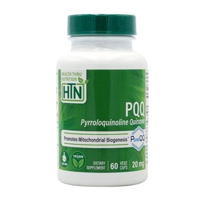 Health Thu Nutition PQQ 피로로퀴놀린 퀴논 20 mg 60 베지캡슐, 60정, 1개